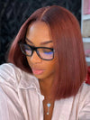 Signature Human Hair Collection Straight Wig 100% Human Hair